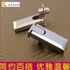Puxador moderno estilo simples puxador de porta de armário suspenso puxador de gaveta puxador cromado brilhante puxador de TV suspenso