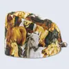 Entrega transfronteriza de gorros quirúrgicos de algodón puro para salones de belleza, gorros universales sin visera, gorros con cola de cúpula, turbantes médicos y pañuelos para la cabeza