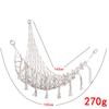 Red de Bolsillo Triangular para Juguetes de Niños Juguete de Peluche Cuerda de Algodón Tejido a Mano Encaje Hamaca Colgante de Almacenamiento