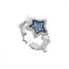 Anillo Estrella de la Suerte para Mujer ins Novedoso Nicho de Alta Gama Anillo de Dedo Apertura Chica Caliente Combinable Pan psyp Anillo