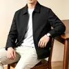 Chaqueta de solapa estilo Old Money para hombre, Nueva colección Otoño 2026, Chaqueta de moda de color liso Business Casual para hombre