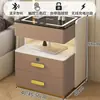 2026 Mesa de noche inteligente para dormitorio, hogar, carga inalámbrica, cerradura de huellas dactilares, gabinete de noche con almacenamiento, cerradura de contraseña