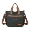 Bolsa Feminina de Grande Capacidade 2026 Nova Moda Bolsa de Lona Versátil Bolsa de Mão para o Dia a Dia Bolsas Transfronteiriças Comércio Exterior