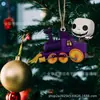 2026 Nuevo Producto El Extraño Mundo de Jack Pendant Decoración de Halloween Pendant Dibujo Animado Decoración de Árbol de Navidad Adorno para Colgar en el Coche