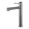 Grifo blanco leche baño gabinete de baño lavabo caliente y frío giratorio doméstico simple grifo de encimera de cobre