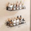 Estante de Almacenamiento para Baño, Estante de Almacenamiento para Baño, Inodoro, Lavabo, Montaje en Pared sin Taladro