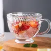 Taza de agua con diseño de girasol, transparente, creativa, de cristal Phnom Penh con relieve vintage nórdico, taza de té, taza de jugo, regalo al por mayor