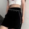 Cadena Sexy para Cintura con Corazón Cinturón Versátil Decorativo para Cintura de Vestido de Mujer con Falda Pantalones Cadena con Forma de Corazón Combinación de Verano