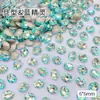 Diamante de Forma de Dedo 8x10mm Especial para Manicura Diamante Súper Brillante Popular Colorido Fondo Puntiagudo Diamante de Cristal Diamante de Manicura Usable Venta al por Mayor