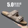 Sandálias Planas Casuais Masculinas de Grande Tamanho para Uso Externo, com Solado Macio, Sandálias Birkenstock para Esportes ao Ar Livre de Pessoa Preguiçosa
