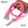 Corda Coreana de Primavera Cordão Encerado Cordão Colorido para Colar Cordão para Pendente Cordão de Couro Lanyard Cordão para Pulseira Acessório Corda Cores da Moda