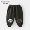 Ropa para Bebé Kaka Panda Pantalones Deportivos para Niños Atuendo de Otoño Primavera y Otoño Pantalones Largos Casuales para Niñas Pequeñas