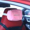 Confortável macio pelúcia curta fixador de banco traseiro de carro instalação grande capacidade armazenamento de lenços grande capacidade Bolsa de Lenços