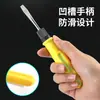 Mini destornillador de doble uso plano y Phillips, destornillador Torx, juego de herramientas para electricista al por mayor