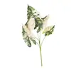Planta Verde Simulada Taro, Arrurruz, Hoja de Tortuga, Decoración para Hogar Interior Bodas, Paisajismo con Hojas, Muro de Plantas, Accesorios para Arreglos Florales