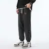 Pantalones de Chándal de Pana de Moda Otoñales para Hombre, Pantalones Jogger Cálidos de Corte Holgado, Pantalones Deportivos Casuales, Pantalones de Retazos para Hombre