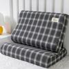 Funda de Almohada de Algodón Lavado con Látex 40X60 Par de Fundas Protectoras para Almohada Viscoelástica 30X50 Funda de Almohada Especial para Niños