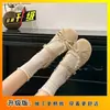 Zapatos Planos Retro Redondos de Estilo Francés para Mujer, Nuevo Modelo de Primavera 2026, Versátiles con Faldas, Zapatos de Cuero Mary Jane de Punta Baja