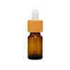 Frasco Conta-gotas de Óleo Essencial 5ml10ml15ml30ml50ml Frasco Dispenser de Vidro Marrom Essência Orvalho Puro Frasco Cosmético