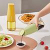 Pote de óleo com abertura e fechamento automáticos, à prova de vazamentos, frasco de tempero de cozinha doméstico, frasco de vidro para óleo, molho de soja, vinagre, pote de óleo por gravidade, não pendura óleo
