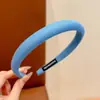 2025 Nova Faixa de Cabelo Infantil com Cabeça de Esponja Colorida Dopamina Borda Fina Texturizada Acessório de Cabelo para Uso Diário Coroa Alta