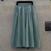 Culottes de Nuevo Estilo para Mujer Verano 2026 Tallas Grandes Sueltos de Pierna Ancha que Cubren las Caderas para Mujeres Talla Grande 100kg Pantalones Falda de Tres Cuartos