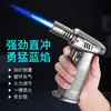 Nueva Antorcha de Chorro de Llama Azul de Alta Temperatura Encendedor de Metal BBQ Moxibustión Encendedor para Encender Carbón de Puro al por Mayor