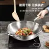 Sartén Antiadherente de Titanio Sin Recubrimiento, Sartén para Cocina Doméstica, Sartén de Titanio, Sartén para Freír con Patrón de Escamas de Pescado Martillado, Sartén Compuesta de Titanio con Fondo Plano