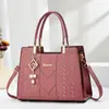 Bolsas de Exportación Taizhou para Mujer 2025 Nueva Moda Hilo Bordado Bolsa para Mamá Bolsa de Mujer de Gran Capacidad Bolso de Hombro Único Cruzado Dropshipping