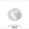 F027 Broche Redondo Irregular Simples e Elegante, Pinos Geométricos Retrô Franceses para Blazer de Terno Suéter