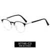 97746 Moda Europea y Americana Nuevo Marco Redondo Gafas Anti Luz Azul Ultra-Ligeras Marco de Gafas Tr90 Miopía Se Puede Equipar con Grados