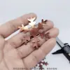 Nuevos Adornos Navideños de Estampado de Cobre con Diseños de Ángel y Copo de Nieve, Acabado Oxidado, Decoraciones Festivas de Exportación