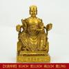 Decoración de Estatua del Emperador Wenchang Estrella Wenchang Zhang Yazi Estatua de Bronce Latón Estrella Wenqu Estatua de Buda Sala de Estar Escritorio