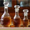 Botella de vidrio para almacenamiento de líquidos, 500-1000 ml, botella de vino tinto, botella para almacenamiento de vino tinto, forma de pagoda de loto