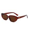 2024 Oval Full Frame Viagem Pesca Protetor Solar Óculos de Sol Casual Moda Versátil Óculos de Sol de Alta Qualidade para Homens e Mulheres