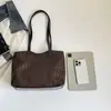 Bolsa Tote de Gran Capacidad, Temperamento Casual, Simple, Moda para Viajes Diarios de Mujer 2026, Bolso de Hombro Retro para Mujer, Venta al por Mayor
