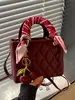 Bolsa feminina transfronteiriça de alta qualidade com padrão de diamante 2026 nova moda estilosa bolsa de ombro transversal bolsa de mão para o dia a dia bolsa Lady Dior