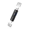 Modelo Privado Lector de Tarjetas Usb2.0 Tipo-C Teléfono Móvil Android Tableta Computadora Multifunción Otg Tarjeta Sd Tarjeta Tf Unidad Flash USB