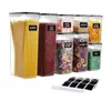 Caja de conservación de alimentos frescos de PP en stock transfronterizo, frasco sellado para refrigerador, frasco para alimentos de cocina, frasco para almacenar granos, frasco para almacenar refrigerios