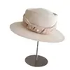 Sombrero de Paja Plano de Estilo Socialité con Cinta Plisada de Perlas para Mujer, Sombrero de Sol de Verano, Sombrero de Playa Vintage de Copa Cóncava