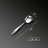 Cuchara de Acero Inoxidable 304 Alto Valor de Color Espesada Mango Largo Cabeza Cuadrada Cuchara Cuchara Yuanbao Cuchara China para Postre Cuchara para Sopa Venta al por Mayor