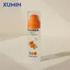 Processamento Personalizado de Frascos a Vácuo de PP Xumin 15ml, Frascos com Bomba, Frascos Brancos para Loção 50ml, Frascos Dosadores Cosméticos, Frascos Vazios
