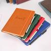 Fabricante mayorista de cuadernos A5 montados, notas de oficina, papelería, diario, libro, decoloración, PU, logotipo personalizable