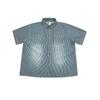 Nanxia Disfraz 2025 Verano Nuevo Estilo Japonés Retro Lavado Ropa de Trabajo Camisa de Solapa Moderna Neutra Casual