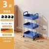 Estante de almacenamiento giratorio de cocina, estante de piso de múltiples capas para el hogar, sala de estar, estante de almacenamiento de refrigerios, estante de carrito multifuncional para frutas y verduras