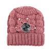 Sombrero de Lana Nuevo para Mujer Invierno Lana Gruesa Cálido Sombrero Moda Jacquard Tridimensional Rizo Sombrero Tejido Sombrero de Anciano