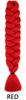 Peluca de trenza grande de color de comercio exterior xpression trenza sucia negra africana fibra química trenza grande