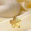 Colar Longo com Pingente de Flor de Metal Popular Transfronteiriço, Corrente de Suéter Estilo Europeu e Americano de Nicho, Versátil para Festas Femininas