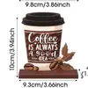Ornatos Decorativos Populares de Madeira da Amazon para Cafés, Decorações de Mesa de Cozinha de Gnomo Estilo Fazenda, Artesanato e Decoração