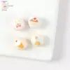 Contas de Animal Desenho Animado Fofo Acrílico Fosco Acessórios para Joias DIY Acessórios com Contas Pingente para Chaveiro Pacote de Materiais